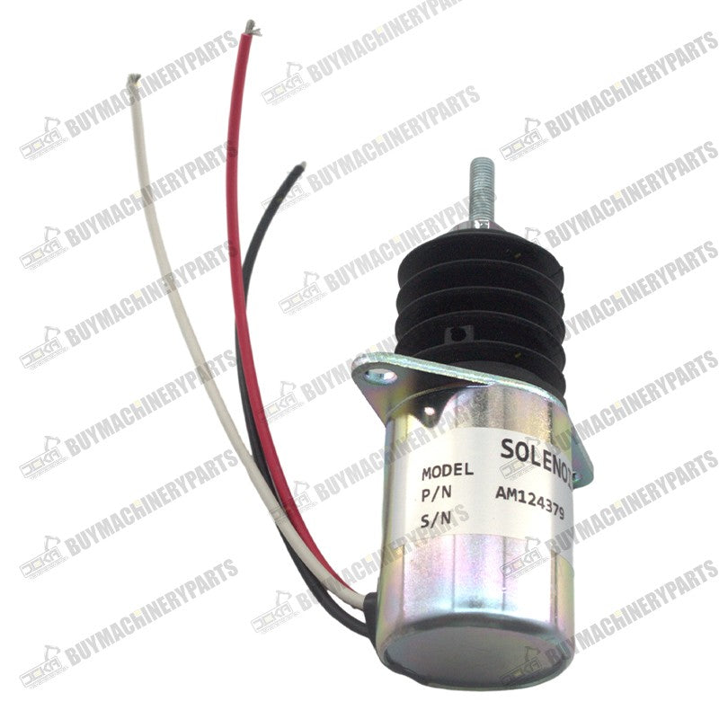 Fuel Shut Off Solenoid AM124379 for John Deere 415 455 F915 F925 F935 & some 430 - Buymachineryparts