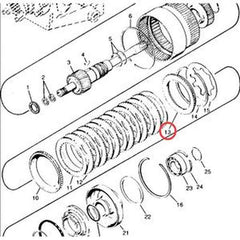 Brake Pressure Plate 12345-67890 for John Deere 210C 300D 310C 315C 315D Backhoe Loader