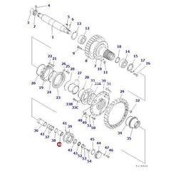 Bucha 175-27-31441 para Komatsu Dozer D155C-1 D135A-2 D150A-1 D155A-2 D135A-1 D155S-1 D155W-1 