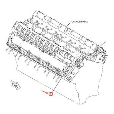 Camshaft 421-0087 for Caterpillar CAT Off-Road Trucks & Tractors