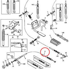 Choke Cable AM129722 for John Deere Utility Vehicle 4X2 6X4 Gator