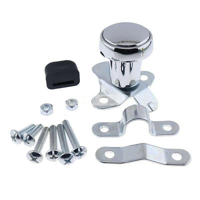 Perilla giratoria cromada para volante RP-70100 para RoadPro 