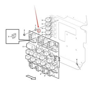 Circuit Board VOE17461758 for Volvo A25F/A25G/A30F/A30G/A35F/A35G/A40F/A40G/A45G/A60H Dump Truck