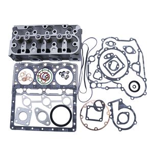 D905 Engine Complete Cylinder Head with Full Gasket Kit for Kubota Tractor B1700 BX1860 BX1870 BX22 BX2200 BX2230 BX2360 BX2370 BX23 BX25 FZ2100