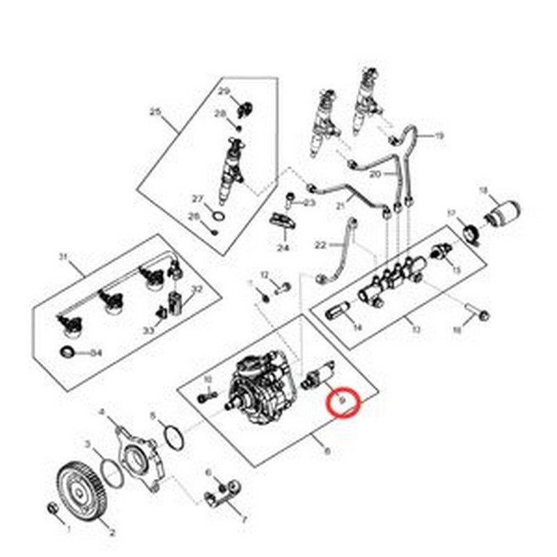 Control Valve RE543767 for John Deere Backhoe Loader 310K 310SK 410K