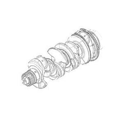 Crankshaft 145-2776 for Caterpillar CAT C4.4 Excavator 320 320GC