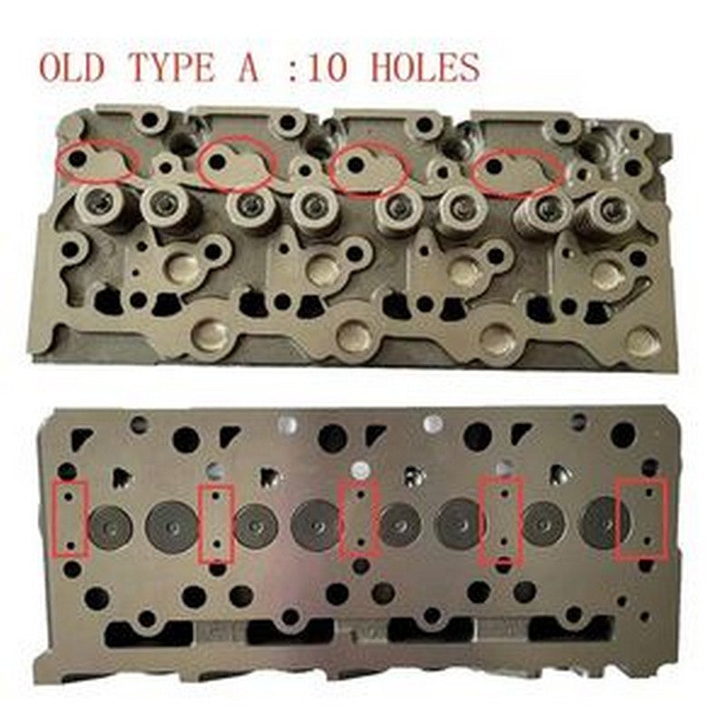 Complete Cylinder Head 1G780-03042 for Kubota V2203-M Engine KX121-3 KX161-3 L4300DT L4300F L4330DT/GST/HST(C) L4630DT/GST(C)/HST R520S