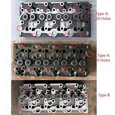 Engine V2003 V2203 V2403 Complete Cylinder Head With Gasket Kit 1J860-03040 for Kubota Tractor L4200 L4240 L4310 L4600 L5240 MX4700 MX5100 M5140 M4800