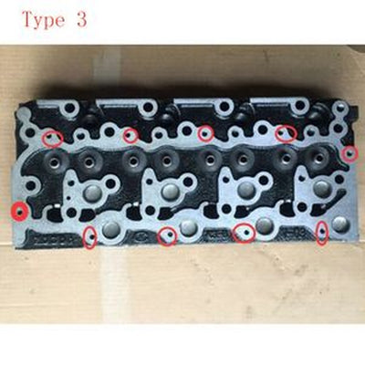 Cylinder Head & Full Gasket Set 1J860-03040 for Kubota V2203-M V2203M Engine - Buymachineryparts