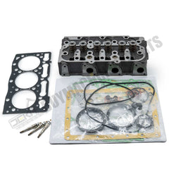 Kubota Engine D1105 Complete Cylinder Head with Full Gasket Kit for Toro Groundsmaster 328D 228-D Reelmaster 5400-D 5500-D