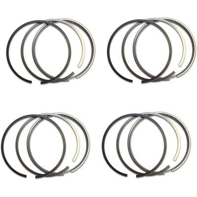 Engine Piston Ring Set for Yanmar QAS40 Generator B7 Excavator 244E Loader 4TN100 4TN100-RJF 4TN100L-GL5