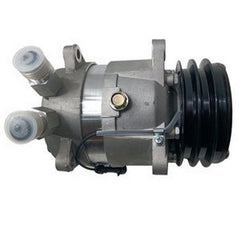 A/C Compressor 42N-07-11170 for Komatsu Backhoe Loader WB93R-5 WB93R-5E0 WB93R-5E0  WB97R-5 WB97R-5E0 WB97S-5E0 WB93S-5 WB97S-5 Delphi V5