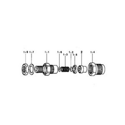 Denso Fuel Injector 093500-4990 17563-53003 for Mitsubishi Engine L3A-11C - Buymachineryparts