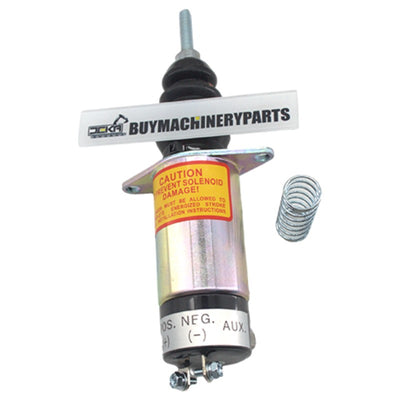 Diesel Shut Down Solenoid 1500-2171 1502-12A2U1B2S2 12V Fit for Woodward - Buymachineryparts