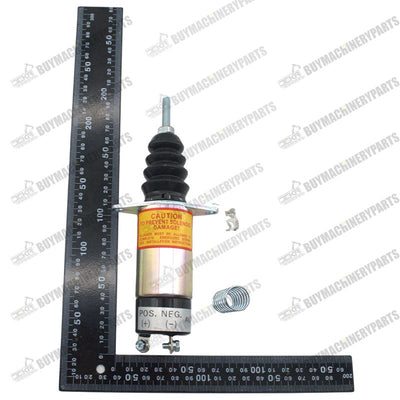 Diesel Shut Down Solenoid 1500-2171 1502-12A2U1B2S2 12V Fit for Woodward - Buymachineryparts