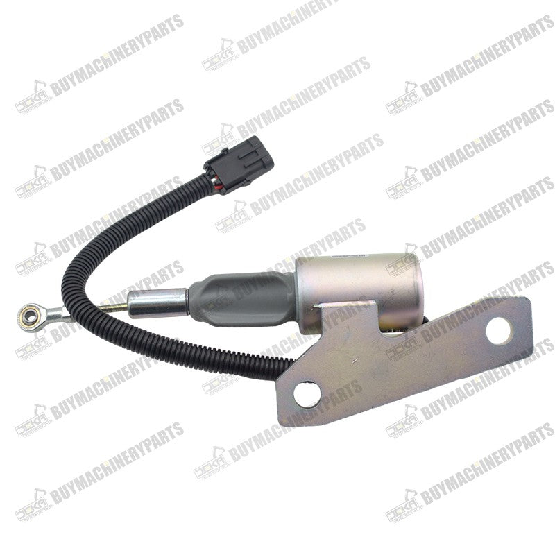 Fuel Shut Off Solenoid 5267132 3991625 24V for Cummins 6BT 5.9L Engine Hyundai R200-5 R210-7 R225-7 R335-7 Excavator - Buymachineryparts