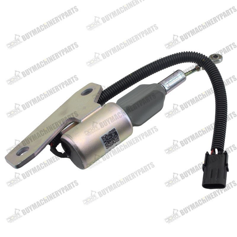 Fuel Shut Off Solenoid 5267132 3991625 24V for Cummins 6BT 5.9L Engine Hyundai R200-5 R210-7 R225-7 R335-7 Excavator - Buymachineryparts