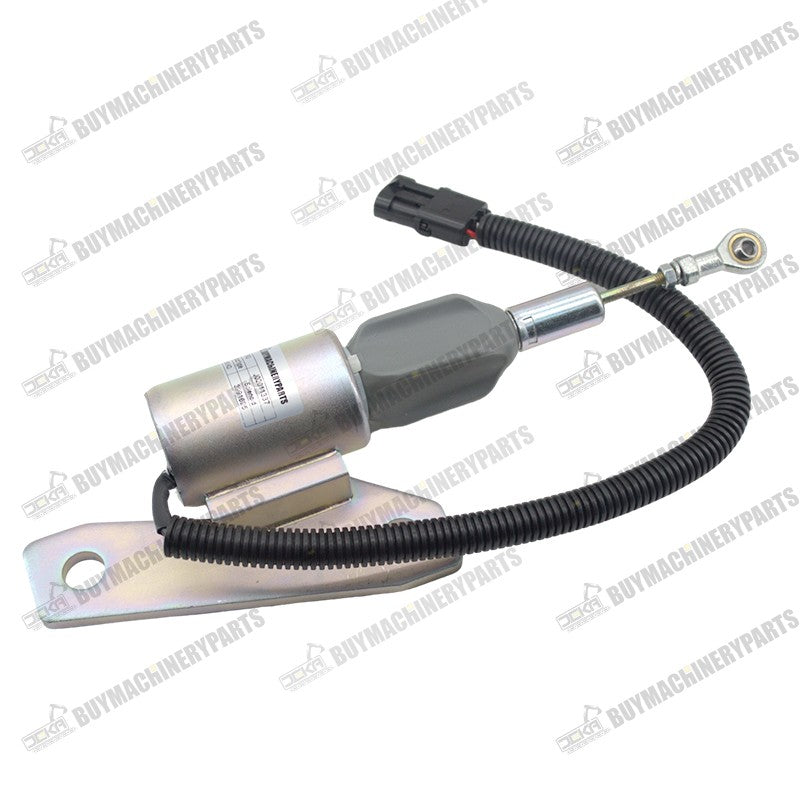 Fuel Shut Off Solenoid 5267132 3991625 24V for Cummins 6BT 5.9L Engine Hyundai R200-5 R210-7 R225-7 R335-7 Excavator - Buymachineryparts