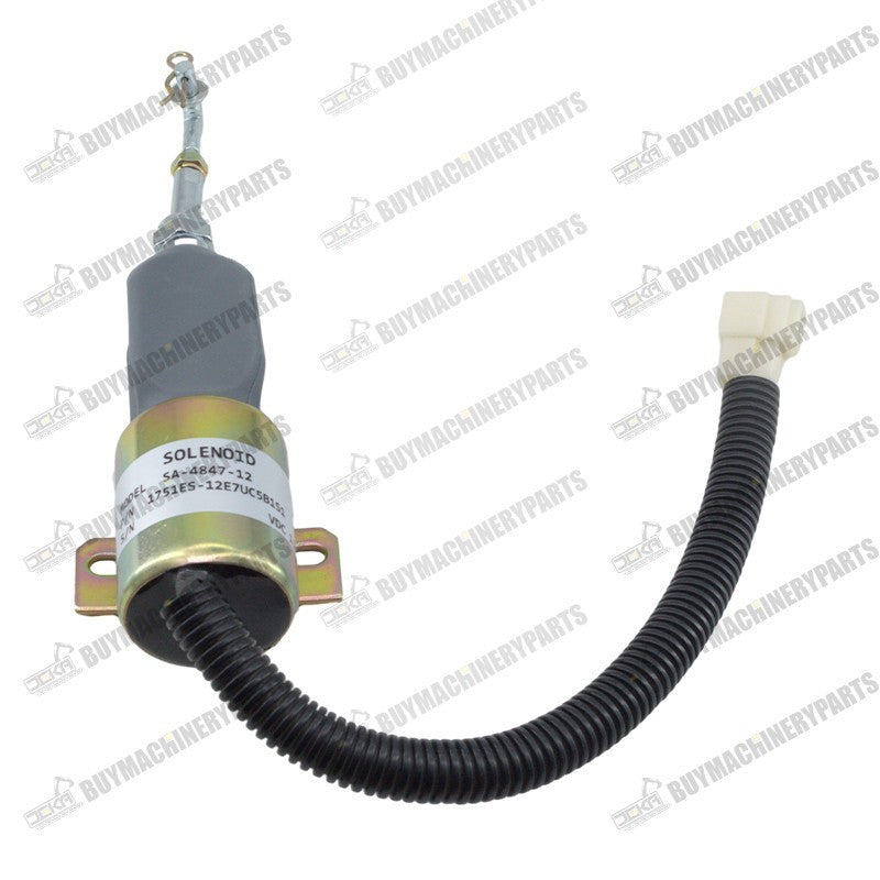 12V Fuel Shut Off Shutdown Solenoid Valve SA-4847-12 1751ES-12E7UC5B1S1 for Woodward 1700 Series - Buymachineryparts