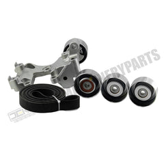 Kit de polea tensora de correa de transmisión compatible con Toyota Tacoma (2005-2015), Tundra (2005-2012), 4Runner (2003-2009) y FJ Cruiser (2007-2009). Solo compatible con motor V6 1GRFE de 4.0L.