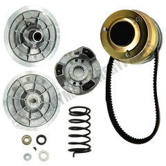 Drive Driven Clutch & Belt Kit J55-G6260-00-00 for Yamaha 4 Cycle Gas Golf Cart G2 G8 G9 G11 G14 G16 G20 G21 G22