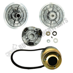 Drive Driven Clutch & Belt Kit J55-G6260-00-00 for Yamaha 4 Cycle Gas Golf Cart G2 G8 G9 G11 G14 G16 G20 G21 G22