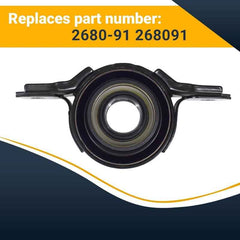 Driveshaft Center Support Carrier Bearing Fits for 2007 2008 Kia Sorento 3.3L 3.8L 2680-91 268091