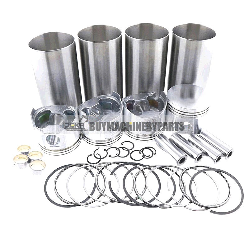 For Hyundai Excavator R60-9S R60W-9S Yanmar Engine 4TNV94L Komatsu Engine 4D94LE Cylinder Liner Kit Engine Four Matching