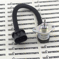 Engine Fuel Solenoid 6691498 for Bobcat S185 Skid Steer Kubota Engine 12Vdc - Buymachineryparts