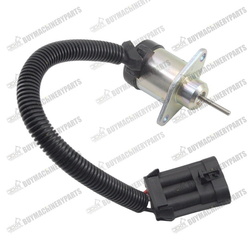 Engine Fuel Solenoid 6691498 for Bobcat S185 Skid Steer Kubota Engine 12Vdc - Buymachineryparts