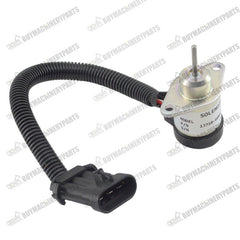 Engine Fuel Solenoid 6691498 for Bobcat S185 Skid Steer Kubota Engine 12Vdc - Buymachineryparts