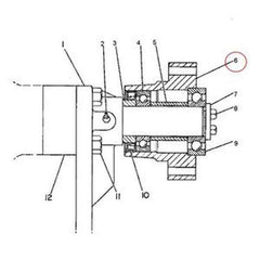 Fan Hub Pulley 1W-4407 for Caterpillar CAT Engines 3304/3306 Loaders & Skidder