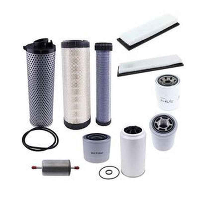 Complete Filter Kit 7386224 7386225 for Doosan D24 Engine, Fits Bobcat Loaders S62-T76