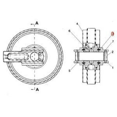 Floating Oil Seal 133-0512 for Caterpillar CAT 345C Excavator