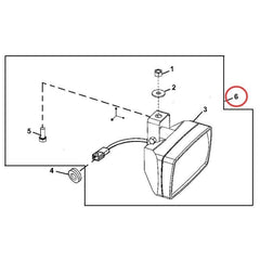 Proyector AT226338 Johe Deere Tractor Cargador 600 744H 644H 624H 644J 544H 