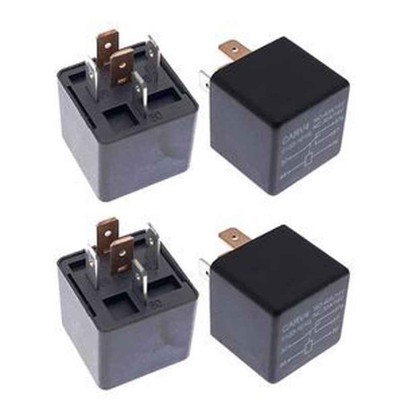 4-Piece 12V Magnetic Relay Switch 6679820 for Bobcat Skid Steer Loaders