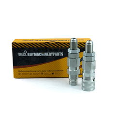 Para Bobcat New Holland CASE GEHL #10 JIC Rosca 1/2' Acoplador de conexión rápida hidráulica de cara plana 