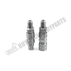 Para Bobcat New Holland CASE GEHL #10 JIC Rosca 1/2' Acoplador de conexión rápida hidráulica de cara plana 