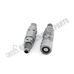 Para Bobcat New Holland CASE GEHL #10 JIC Rosca 1/2' Acoplador de conexión rápida hidráulica de cara plana 