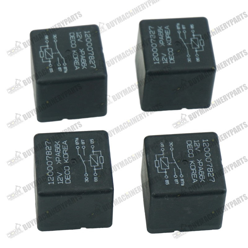 12V Relay Switch 6679820 for Bobcat S70 S130 S150 S175 S185 S205 S250 S330 S450 S550 S590 S630 S740 S750 S850