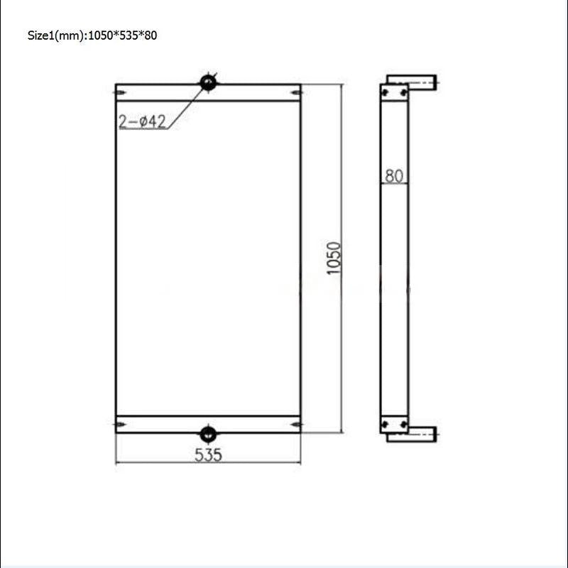 Hydraulic oil cooler 265-3625 fit for Caterpillar excavator CAT 320D 321D 323D
