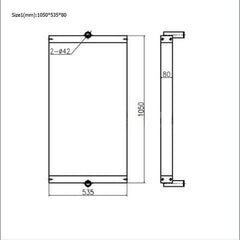Hydraulic oil cooler 265-3625 fit for Caterpillar excavator CAT 320D 321D 323D