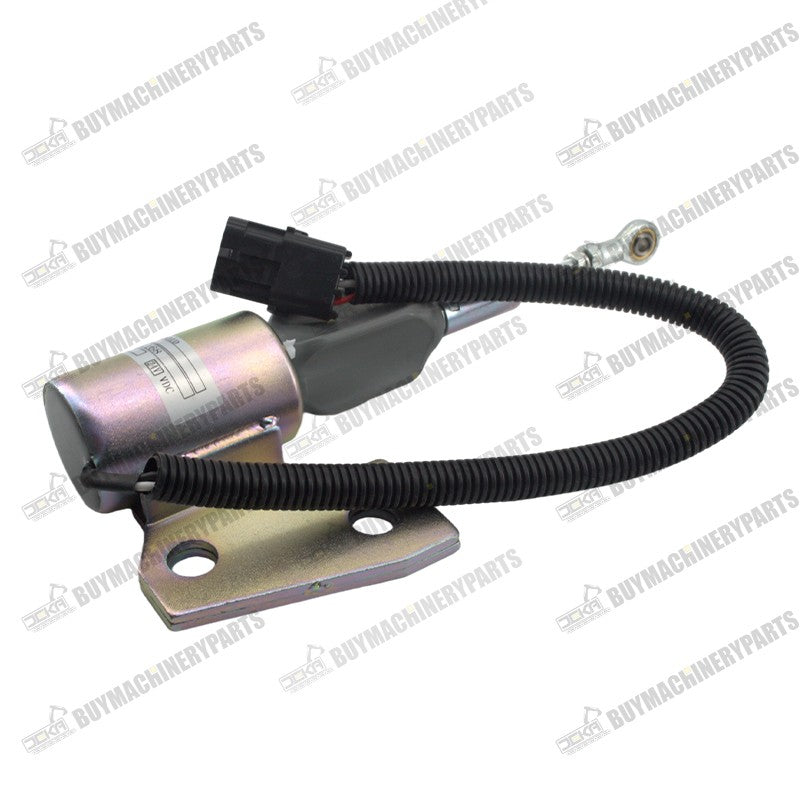 For Cummins 4BT Engine Hyundai R130 Excavator Stop Solenoid SA-4941-24 3991168 3964628 - Buymachineryparts