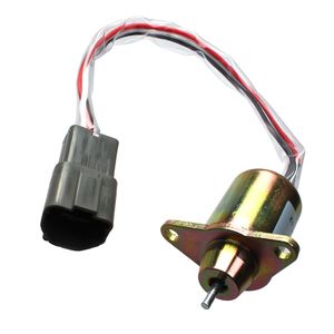 12V Fuel Shutoff Solenoid M810324 for John Deere 17D 17G 26G 27D 35D 50D 110 790 3120 4105 2025R 2032R 3032E Yanmar 119233-77932 Synchro Woodward 1503ES-12S5SUC12S - Buymachineryparts