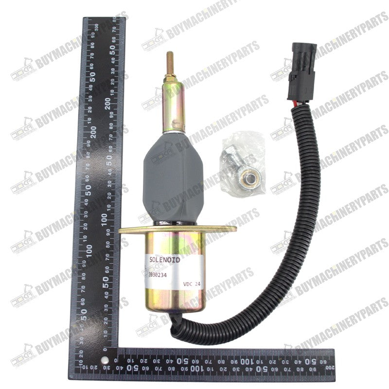 Fuel pump solenoid 24VDC For Komatsu 6742-01-0330 Woodward 3930234 - Buymachineryparts