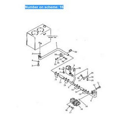 For Komatsu Excavator PC40-3 Hydraulic Gear Pump 705-54-20010