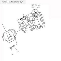 For Komatsu Wheel Loader WA100M-3 WA80-3 WA120-3CS Hydraulic Pump 705-12-31010 - Buymachineryparts