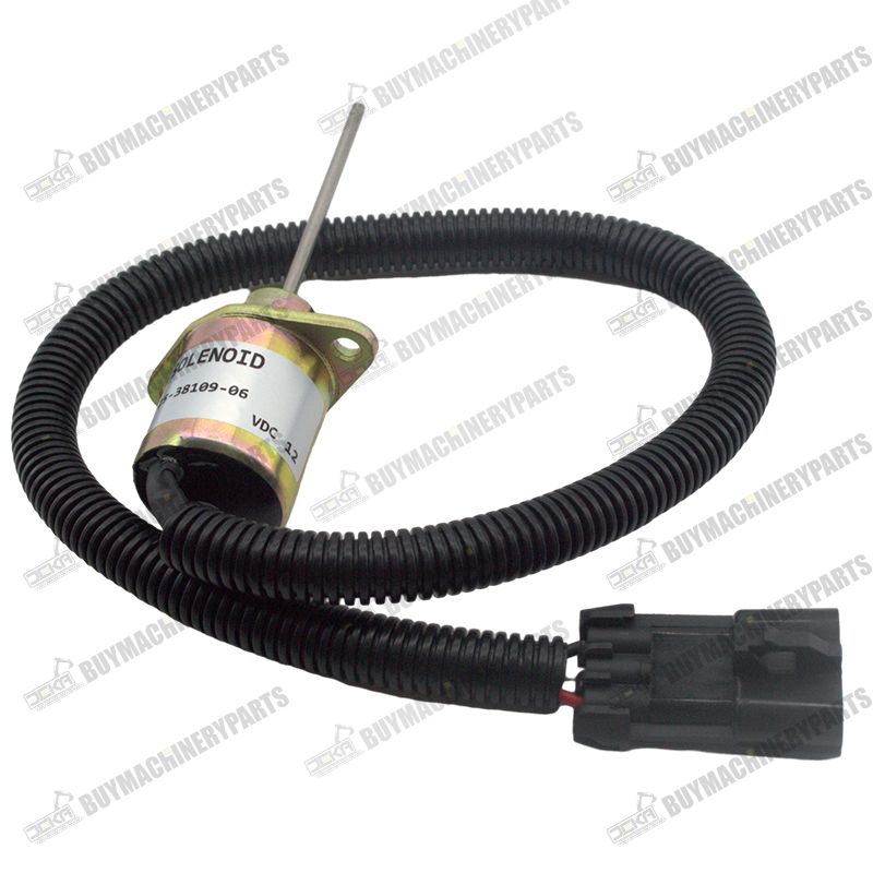 shut off solenoid for Carrier 25-38109-06 SA-5157 SA-4668-S Kubota - Buymachineryparts