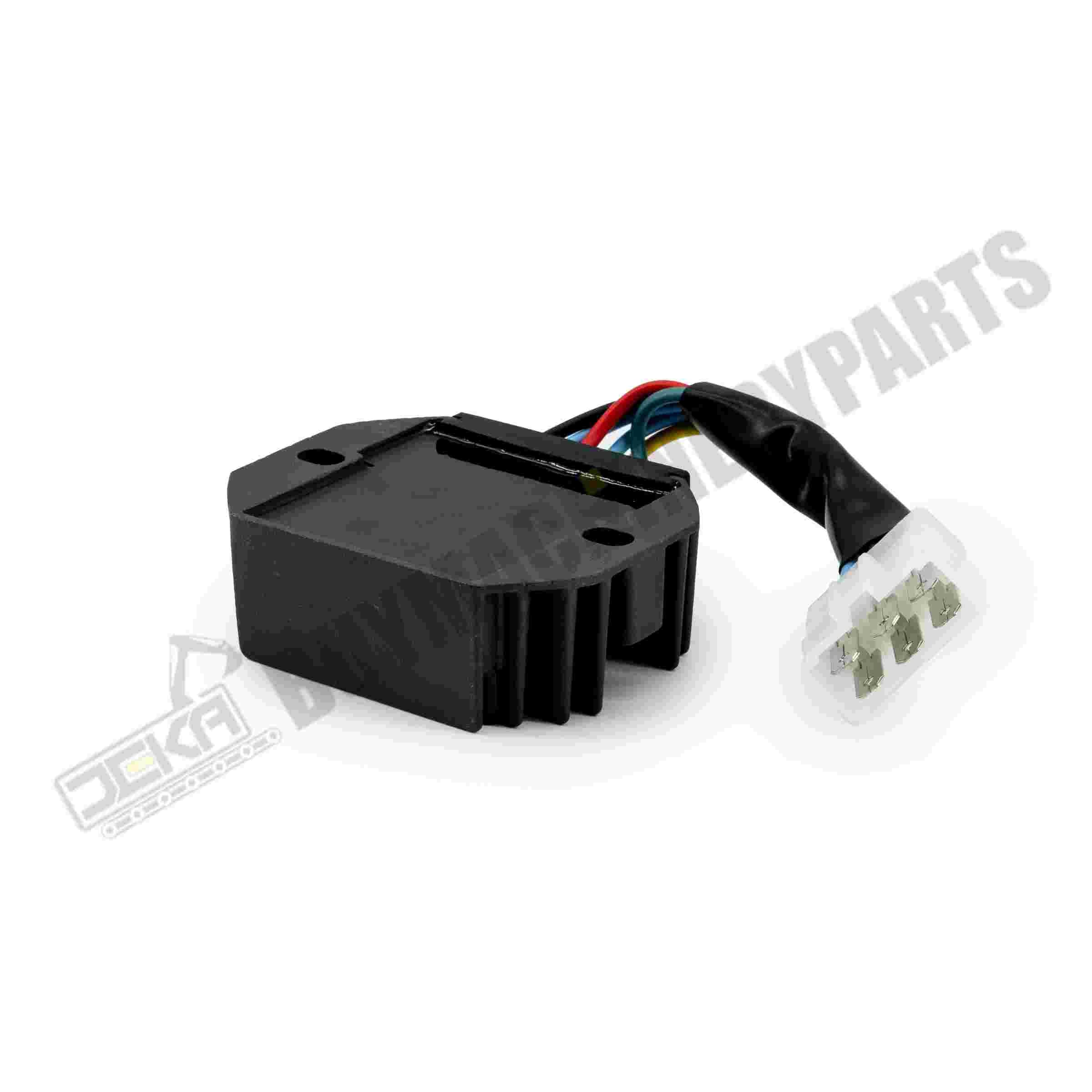 For Kubota Tractor B5100 B6100 B6500 B7100 B7200 B7510 B8200 B9200 BX1870 BX2200 12V Voltage Rectifier Regulator 6 Wire 15531-64601