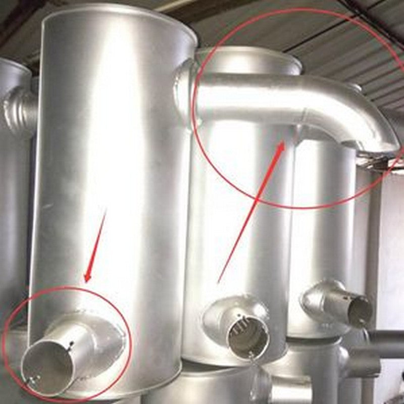 For Volvo Excavator EC135B EW145B EC140B Engine D6D Muffler Silencer VOE14504919 - Buymachineryparts